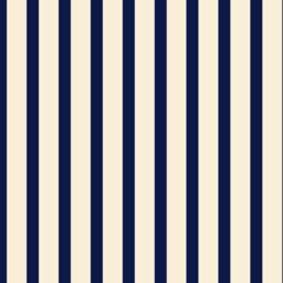 rucomfy Stripe Indoor Outdoor Bean Bag - Navy - thumbnail 2