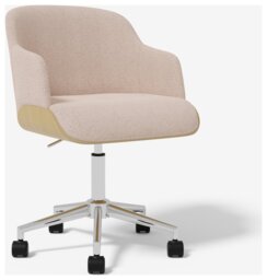 Koble Hedda Fabric Office Chair - Natural - thumbnail 1