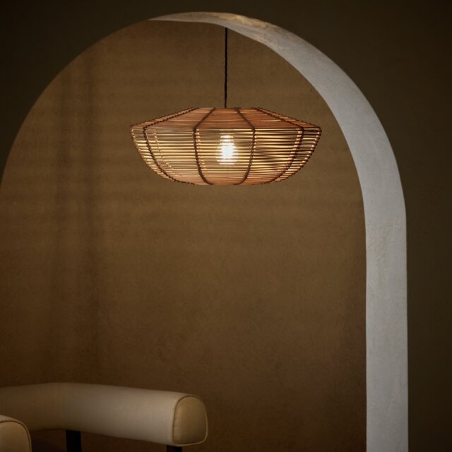 Habitat Mariana Rattan Lampshade - 50cm - image 1