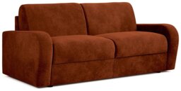 Jay-Be Deco Fabric 3 Seater Sofa Bed - Orange - thumbnail 1