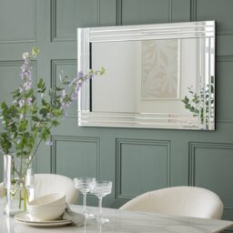Argos Home Bevelled Full Length Wall Mirror - 90x60cm - thumbnail 1