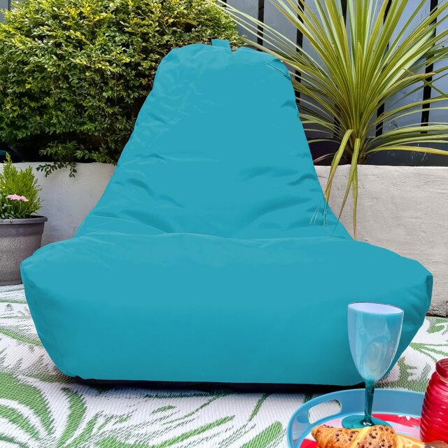 rucomfy Indoor Outdoor Bean Bag Chair - Turquoise - image 1