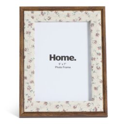 """Argos Home Fabric & Wood Picture Frame - 5x7""""""" - thumbnail 2