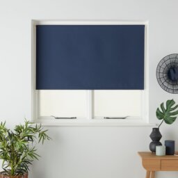 Argos Home Blackout Indigo Roller Blind - 90cm - thumbnail 1
