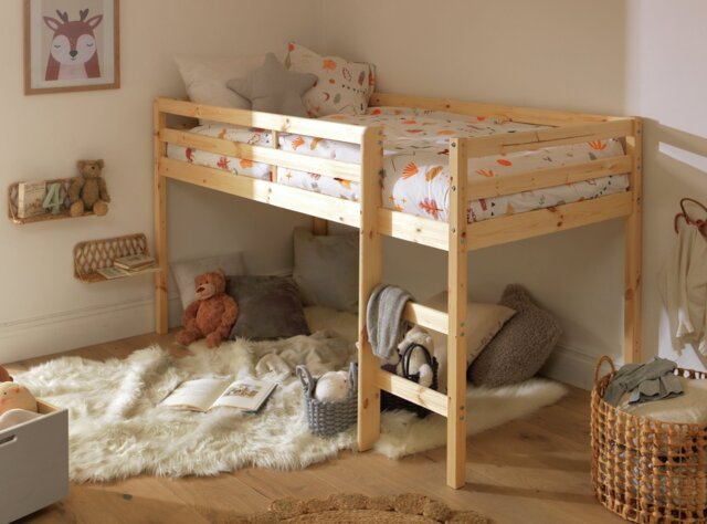 Argos Home Kaycie Mid Sleeper Single Bed Frame & Mattress - image 1