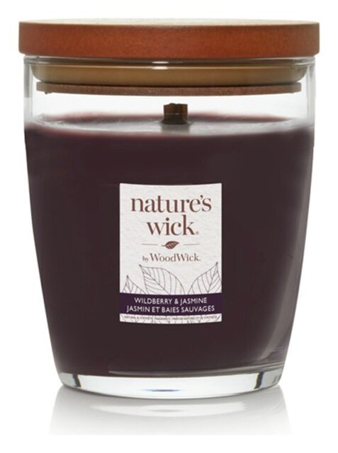 Nature's Wick Singlewick Candle - Wildberry & Jasmine - image 1