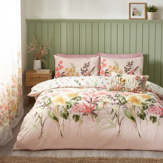 Catherine Lansfield Countryside Floral Bedding Set - Double - image 1