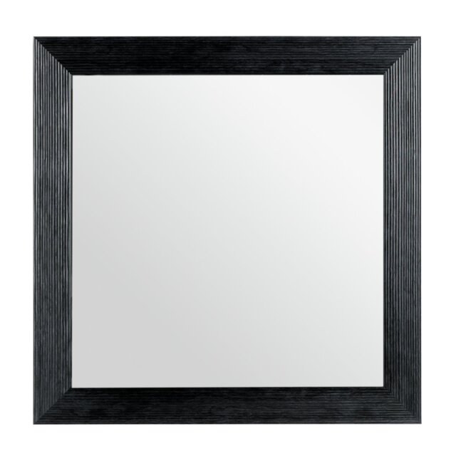 Argos Home Black Square Wall Mirror - 60x60cm - image 1