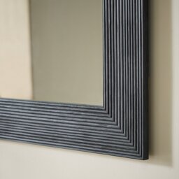 Argos Home Black Square Wall Mirror - 60x60cm - thumbnail 2