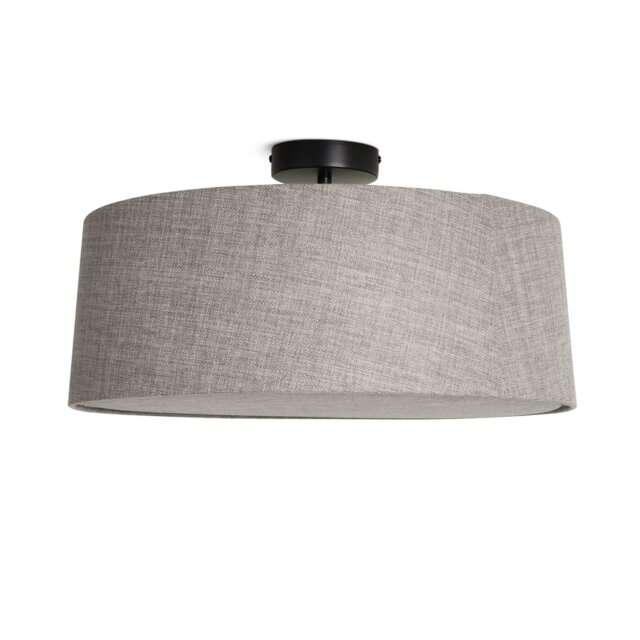 Argos Home Metal Flush Ceiling Light - Black & Grey - image 1