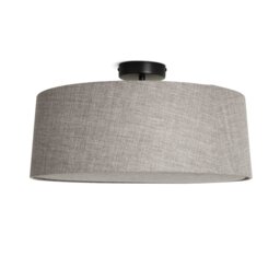 Argos Home Metal Flush Ceiling Light - Black & Grey