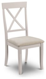 Julian Bowen Davenport Grey Dining Table & 6 Grey Chairs - thumbnail 2