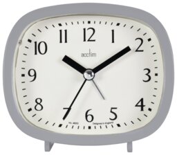 Acctim  Hilda Retro Alarm Clock - Pigeon Grey