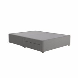 Sealy Pewter Kingsize 2 Drawer Divan Bed - Grey - thumbnail 2
