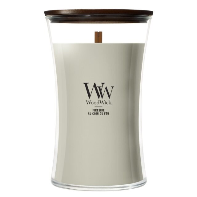 WoodWick Large Hourglass Jar Candle - Fireside - image 1