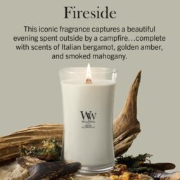 WoodWick Large Hourglass Jar Candle - Fireside - thumbnail 2