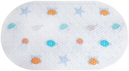 Argos Home Non-Slip Under the Sea Bath Mat - Clear