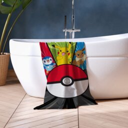 Pokémon Action Beach Towel - Multicoloured - thumbnail 2