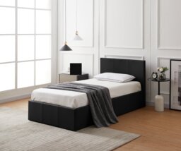Argos Home Lavendon Single End Open Ottoman Bed Frame -Black - thumbnail 2