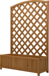 Lattice Wooden Garden Planter - Large - thumbnail 1