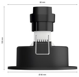 Philips Hue Centura Recessed 3 Light LED Spotlight - White - thumbnail 2