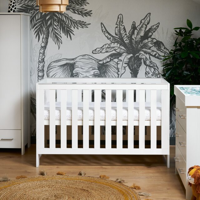 Obaby Nika Cot Bed - White - image 1