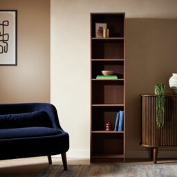 Argos Home Maine Narrow Bookcase - Walnut - thumbnail 1