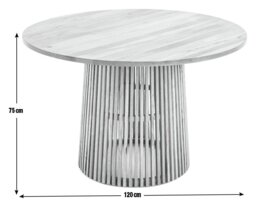 Habitat Jericho 4 Seater Dining Table - Natural - thumbnail 2