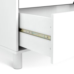 Habitat Henri 6 Drawer Chest - White - thumbnail 2