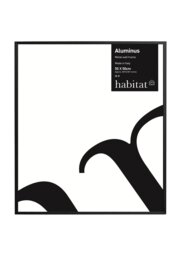 Habitat Aluminus Black Metal Picture Frame - 50x50cm