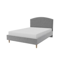 Millbrook Archer Kingsize Fabric Bed Frame-Grey - thumbnail 2