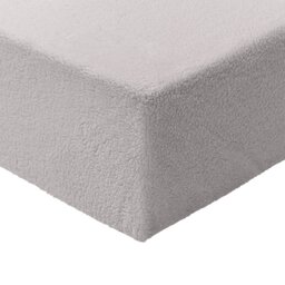 Argos Home Fleece Grey Fitted Sheet - Single - thumbnail 1