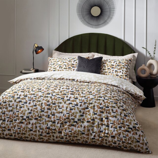 Hoem City Printed Toffee Bedding Set - Double - image 1