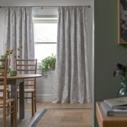 Habitat Blackout Curtains - Green & White - 117x137cm - thumbnail 1