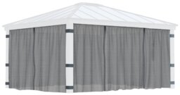 Palram Canopia Dallas 4 Piece Gazebo Netting Set 14 x 16ft - thumbnail 1