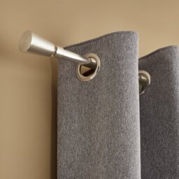 Argos Home Extendable Metal Trumpet Nickel Curtain Pole - 165 - 300cm - thumbnail 2