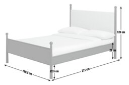 Habitat x Morris & Co. Kingsize Bed Frame - Green - thumbnail 2