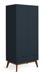 Habitat Pimlico 2 Door 2 Drawer Wardrobe - Blue - thumbnail 2