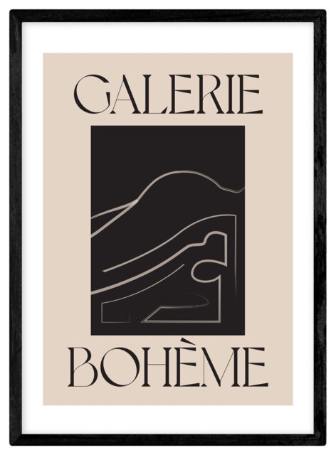 East End Prints La Vie Boheme Framed Wall Print - A2 - image 1