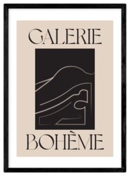 East End Prints La Vie Boheme Framed Wall Print - A2