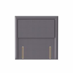 Silentnight Palermo Fabric Double Headboard - Grey - thumbnail 2