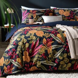 Habitat Cotton Botanical Foliage Bedding Set - Double - thumbnail 1