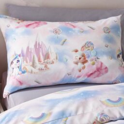 Catherine Lansfield Candy Unicorn Kids Bedding Set - Double - thumbnail 2