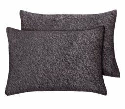 Argos Home Fleece Standard Pillowcase Pair - Grey - thumbnail 2
