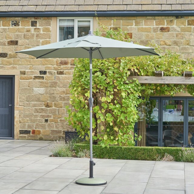 Pacific Riva 2.5m Centre-Pole Garden Parasol - Olive - image 1