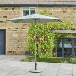 Pacific Riva 2.5m Centre-Pole Garden Parasol - Olive - thumbnail 1