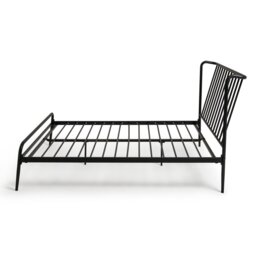 Habitat Kanso Double Metal Bed Frame - Black - thumbnail 1