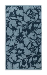Habitat Foliage Bath Sheet - Navy - thumbnail 2