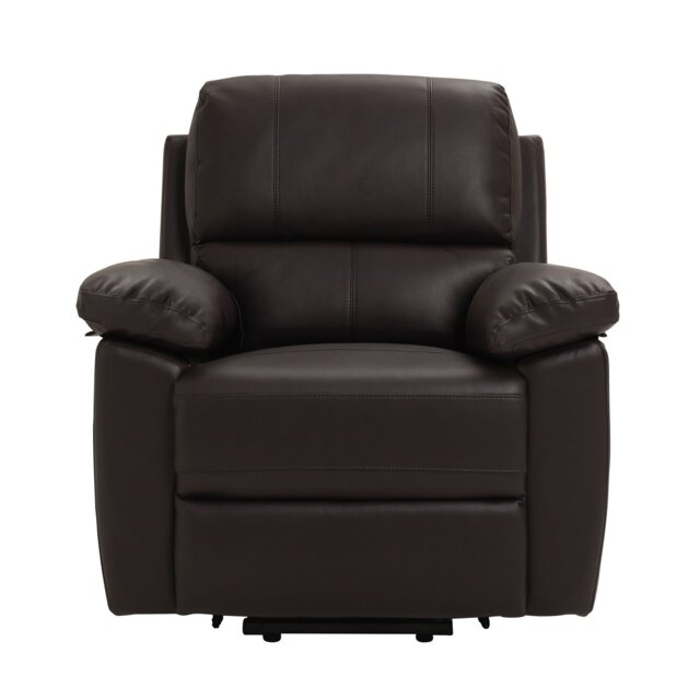 Argos Home Toby Faux Leather Rise & Recline Chair -Chocolate - image 1