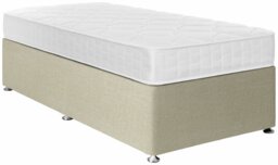 Argos Home Dalham Memory Single Divan Bed - Natural - thumbnail 2